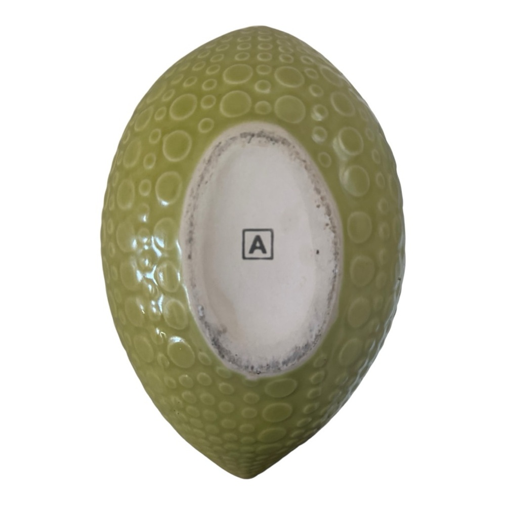 Vintage Jonathan Adler Ceramic Green Puffer Fish - Picture 3 of 4